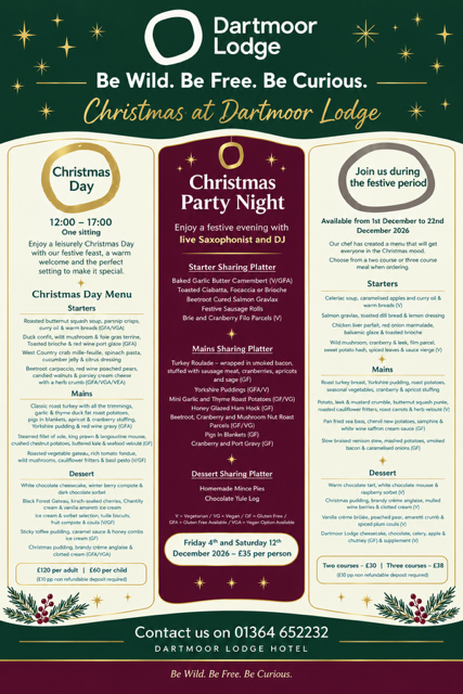 Christmas at Dartmoor Lodge